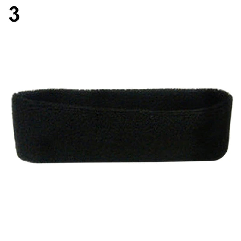 1Pc Women/Men Cotton Sweatband Headband Sport Yoga Gym Running Stretch Hair Head Band Cycling Wide Head Prevent Sweat Band